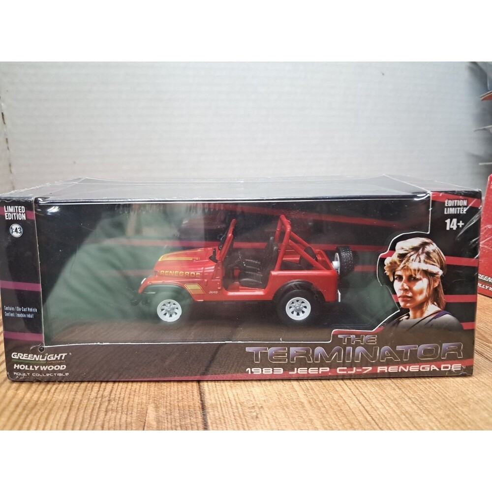 GREENLIGHT 1/43 Scale 1983 JEEP CJ-7 RENEGADE “The Terminator”